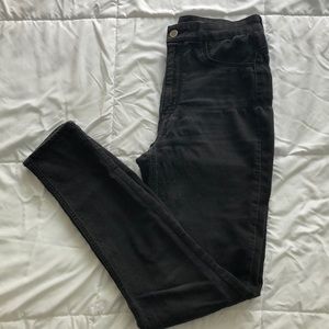 Faded black jeggings